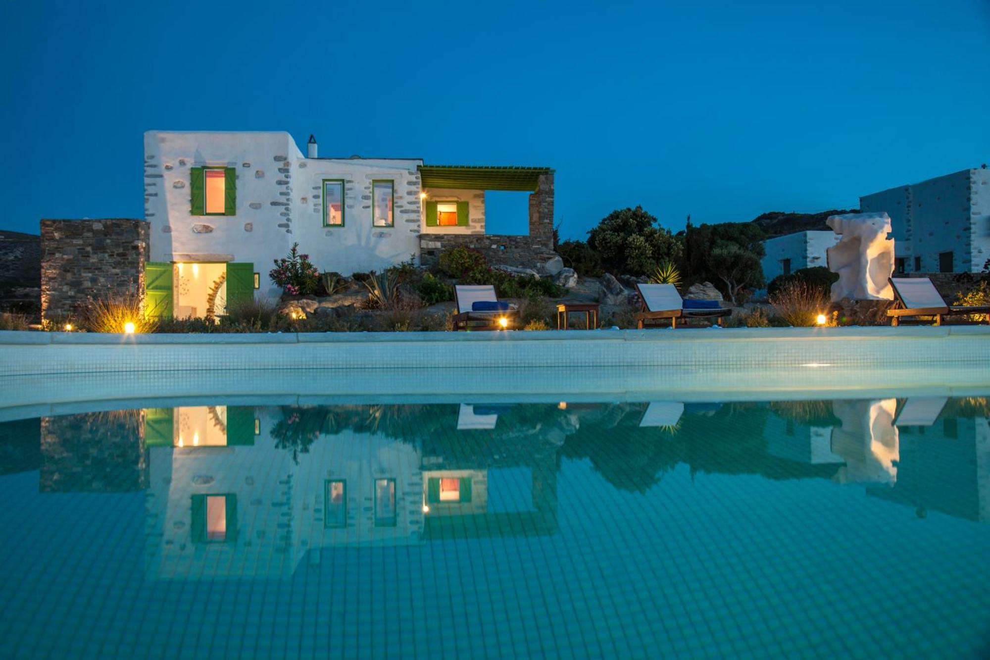 Villa Aeolos With 2 Private Pools Sarakíniko Exteriér fotografie