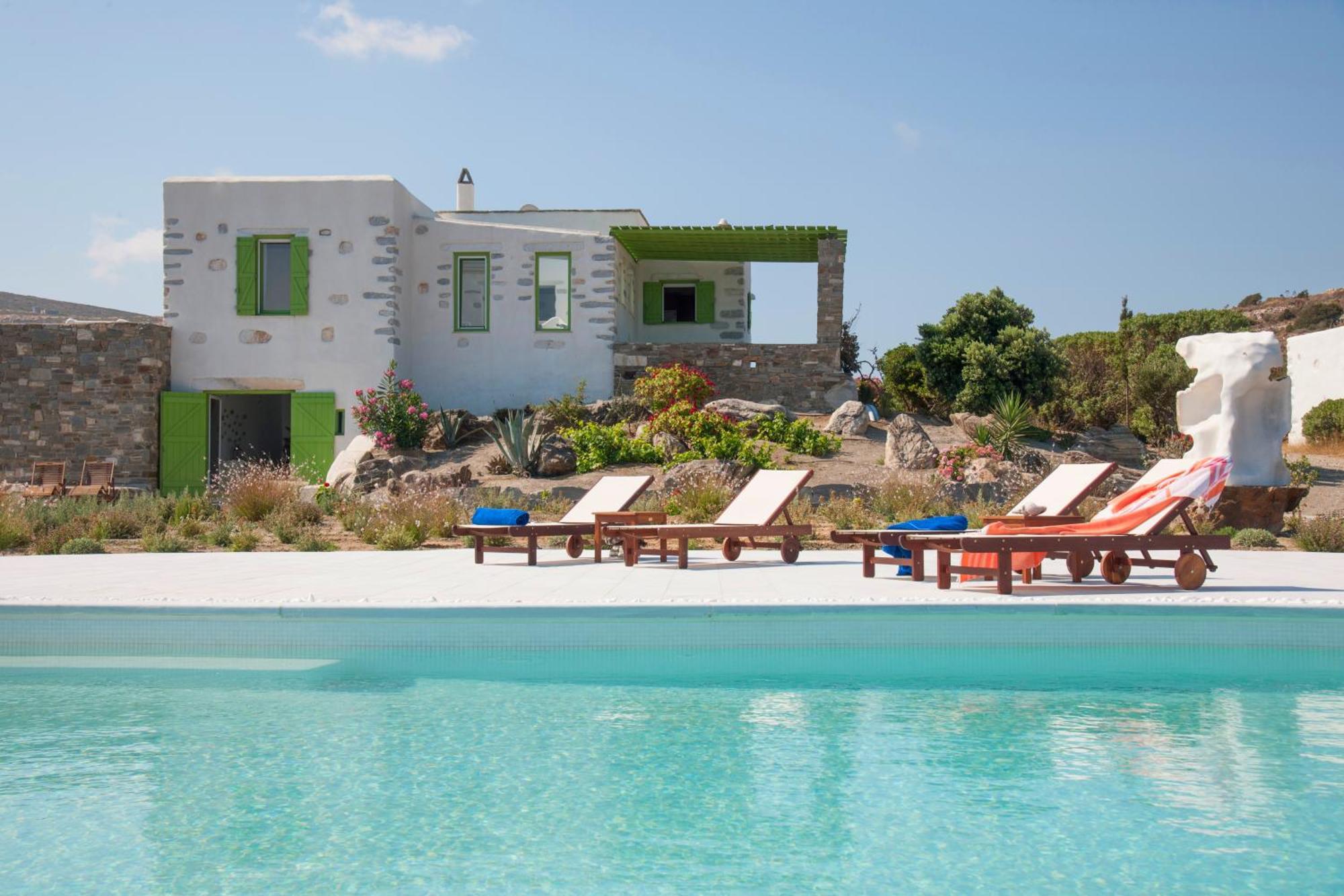 Villa Aeolos With 2 Private Pools Sarakíniko Exteriér fotografie
